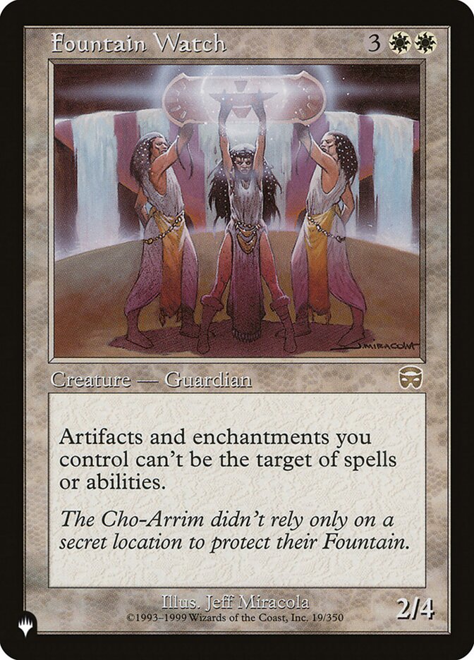 Fountain Watch, The List · mmq-19