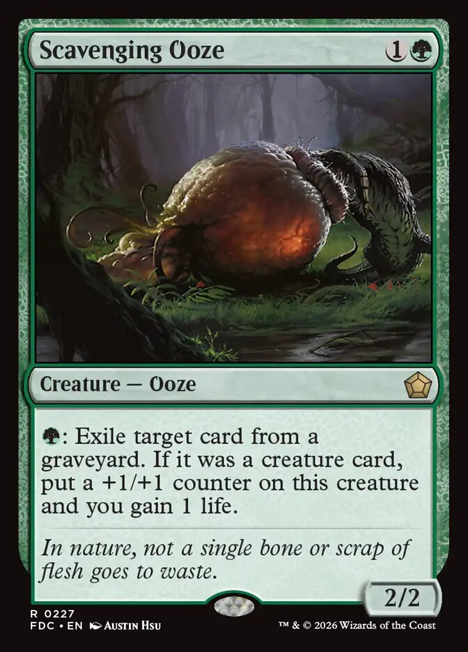 Scavenging Ooze, Foundations Commander · 0227