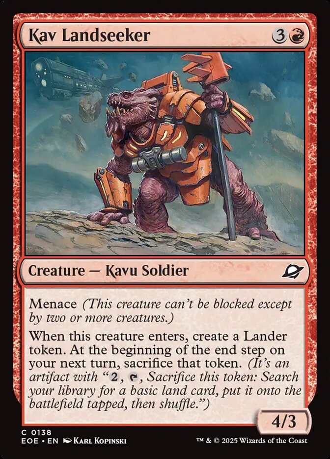 Kav Landseeker, Edge of Eternities · 0138