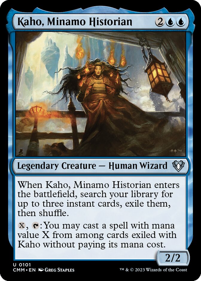 Kaho, Minamo Historian, Commander Masters · 0101
