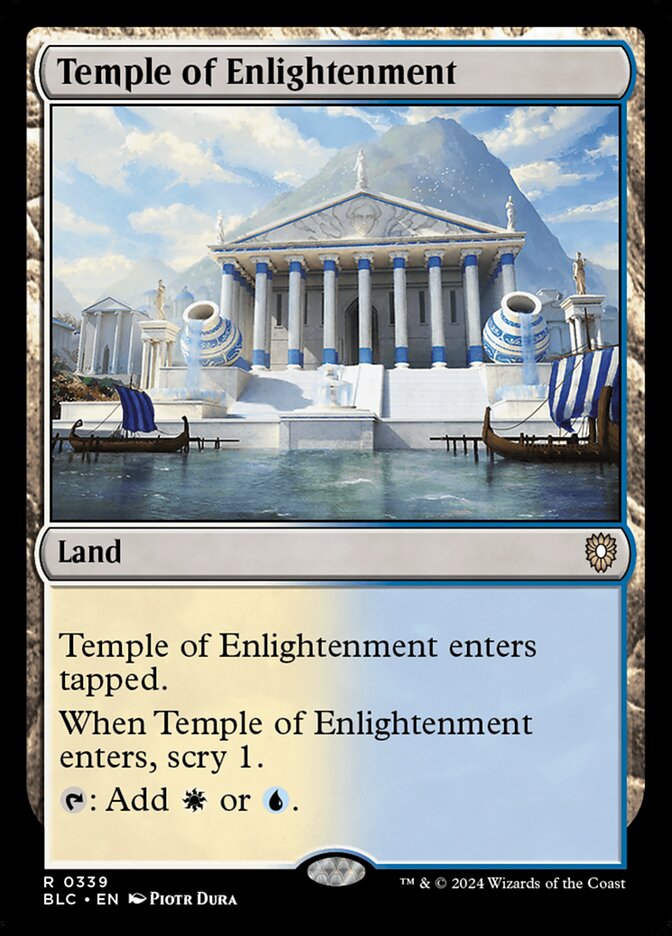 Temple of Enlightenment, Bloomburrow Commander · 0339