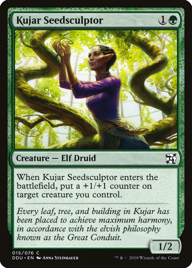 Kujar Seedsculptor, Duel Decks: Elves vs. Inventors · 015/076