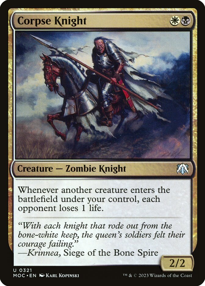 Corpse Knight, March of the Machine Commander · 0321