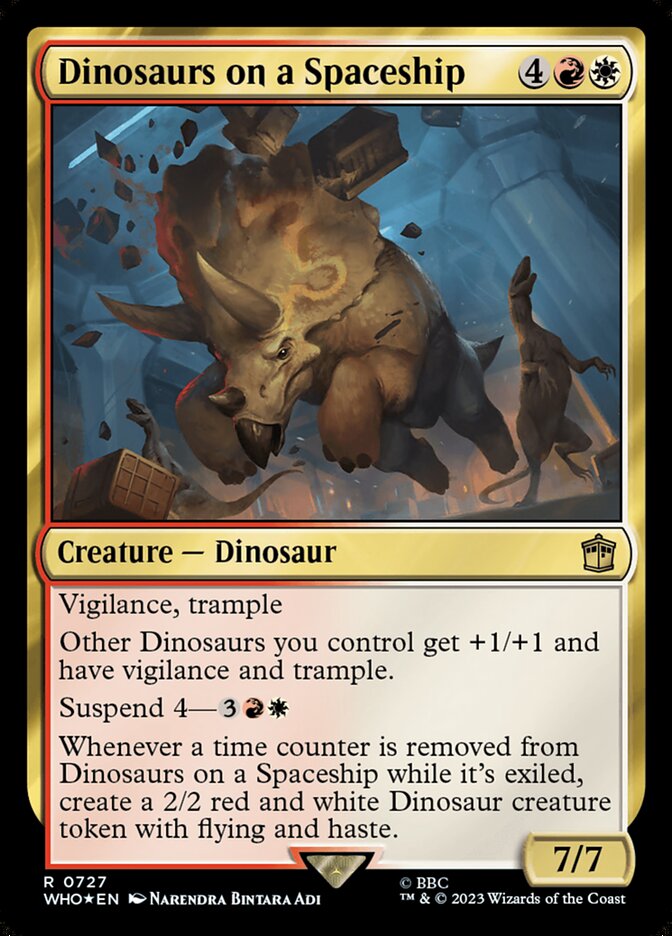 Dinosaurs on a Spaceship, Doctor Who · 0727