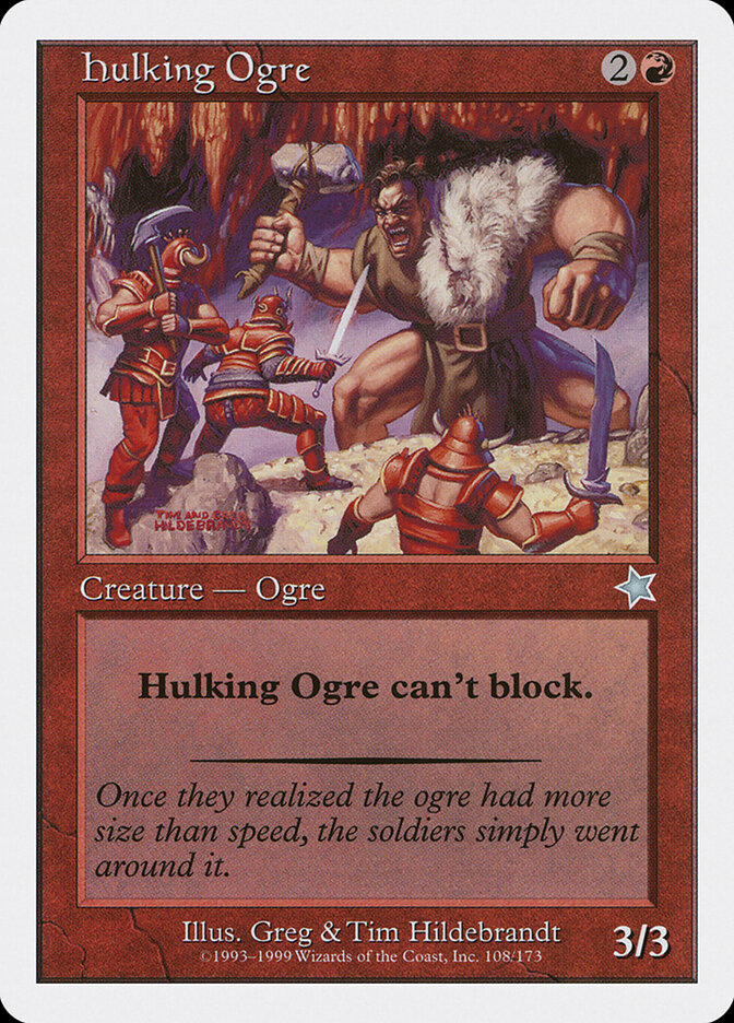 Hulking Ogre, Starter 1999 · 108/173
