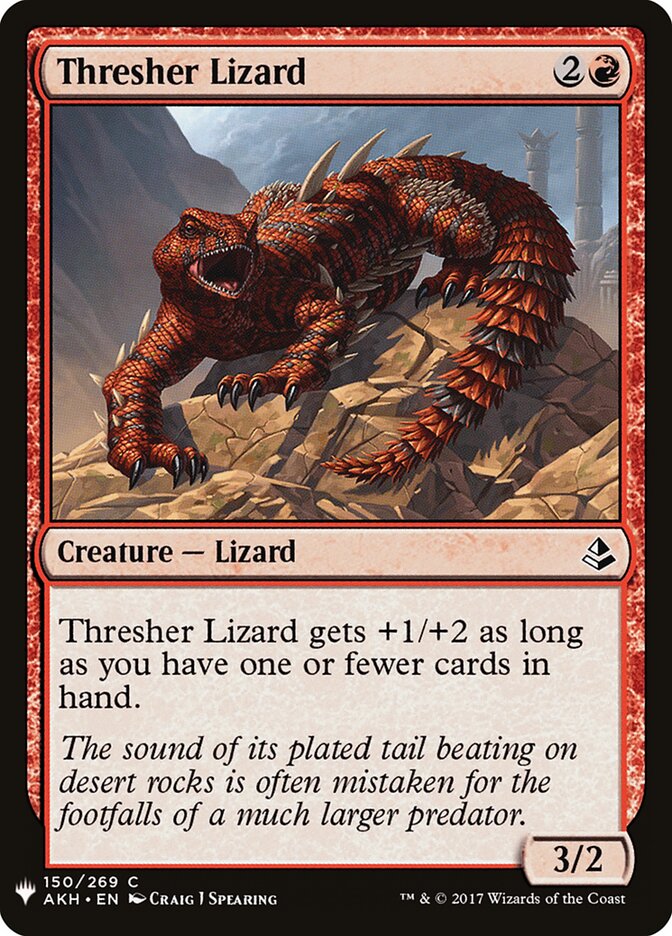 Thresher Lizard, The List · akh-150