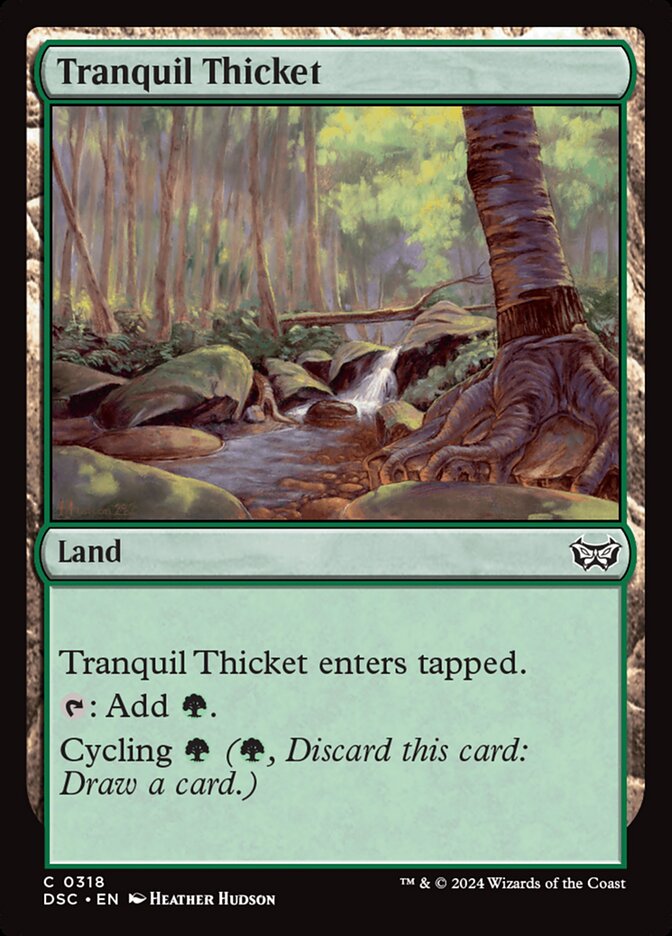 Tranquil Thicket, Duskmourn: House of Horror Commander · 0318