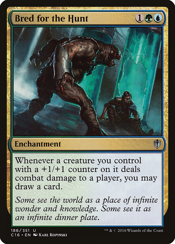 Bred for the Hunt, Commander 2016 · 186/351