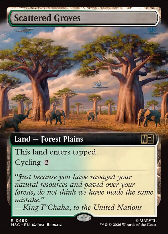 Scattered Groves, Marvel Super Heroes Commander · 0490