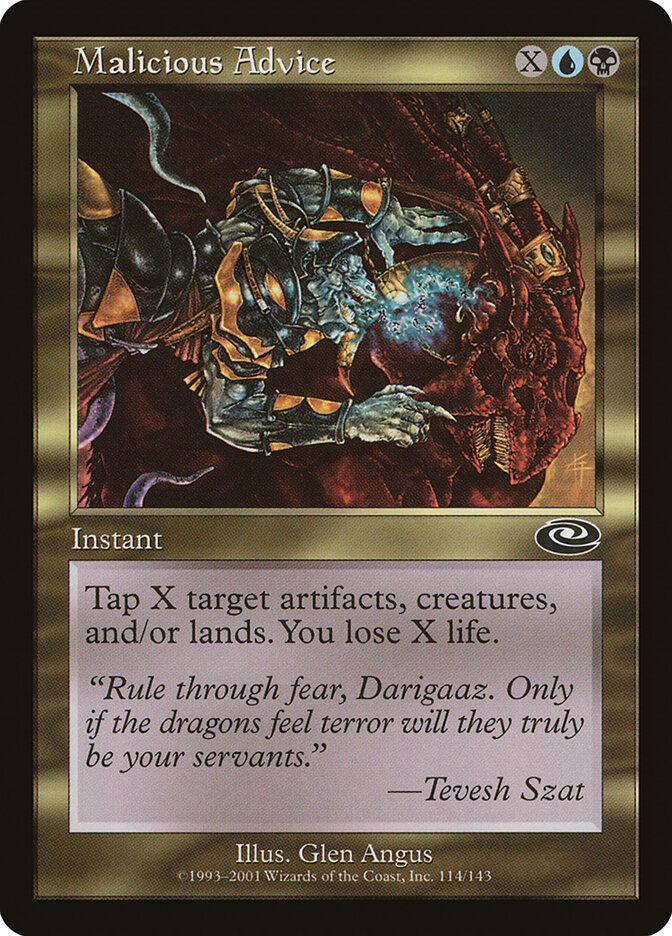 Malicious Advice, Planeshift · 114/143