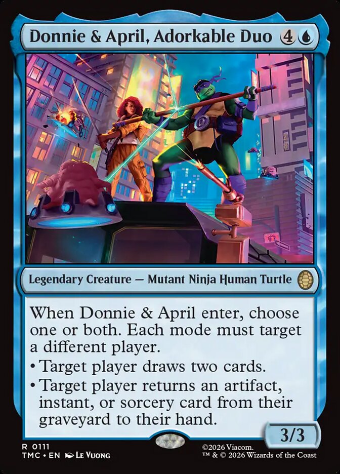 Donnie & April, Adorkable Duo, Teenage Mutant Ninja Turtles Eternal · 0111