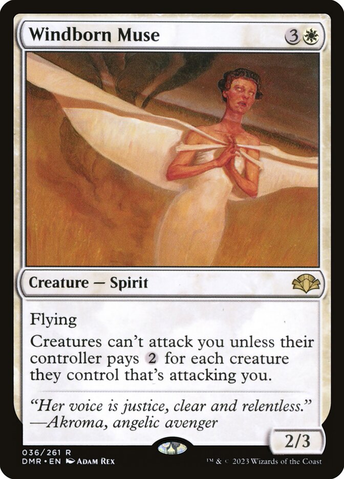 Windborn Muse, Dominaria Remastered · 036/261