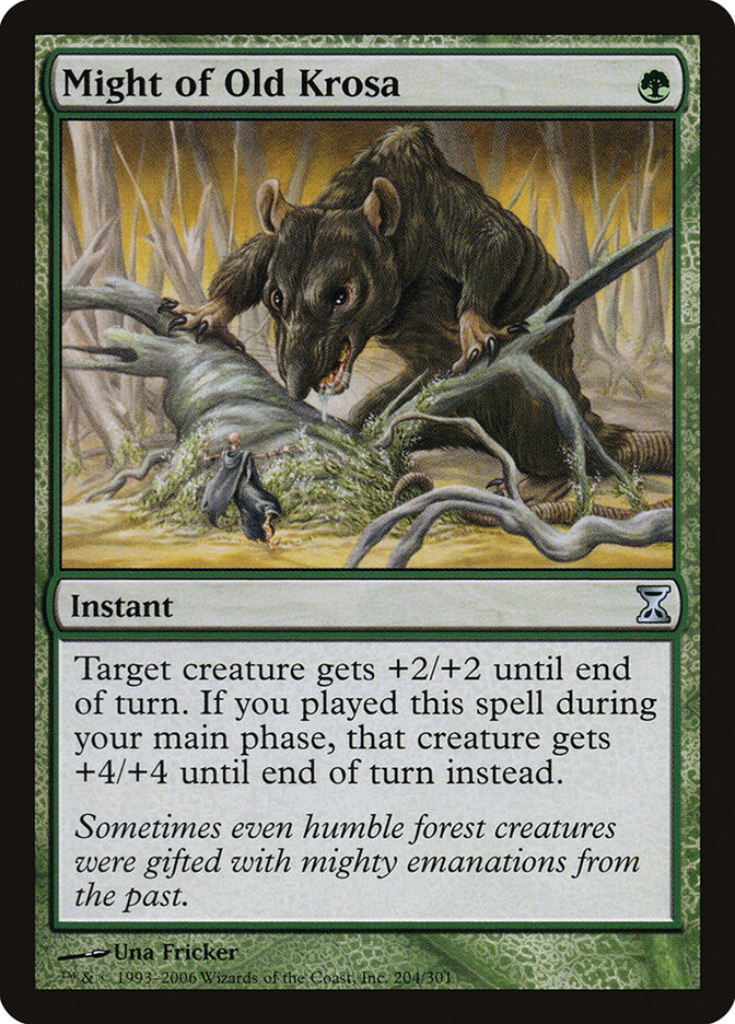 Might of Old Krosa, Time Spiral · 204/301