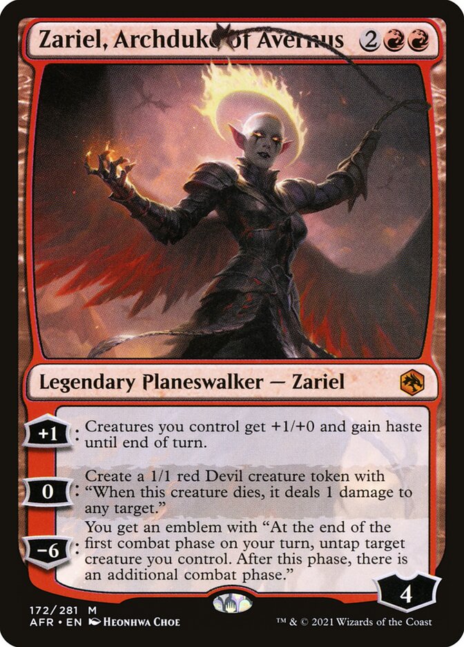 Zariel, Archduke of Avernus, Adventures in the Forgotten Realms · 172/281