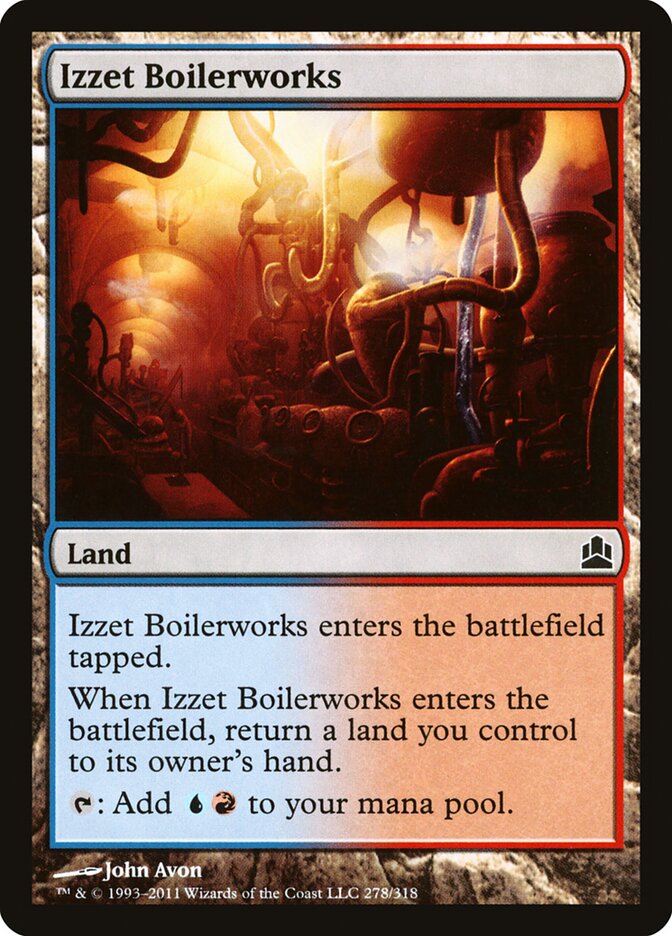 Izzet Boilerworks, Commander 2011 · 278/318