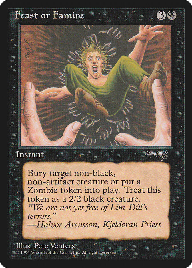 Feast or Famine, Alliances · 49a