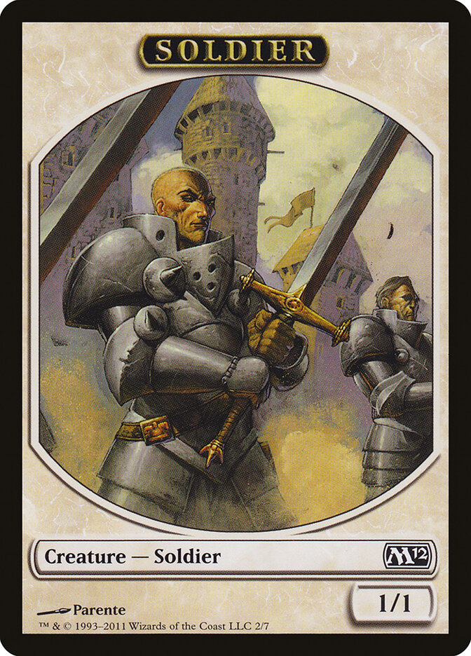 Soldier, Magic 2012 Tokens · 2