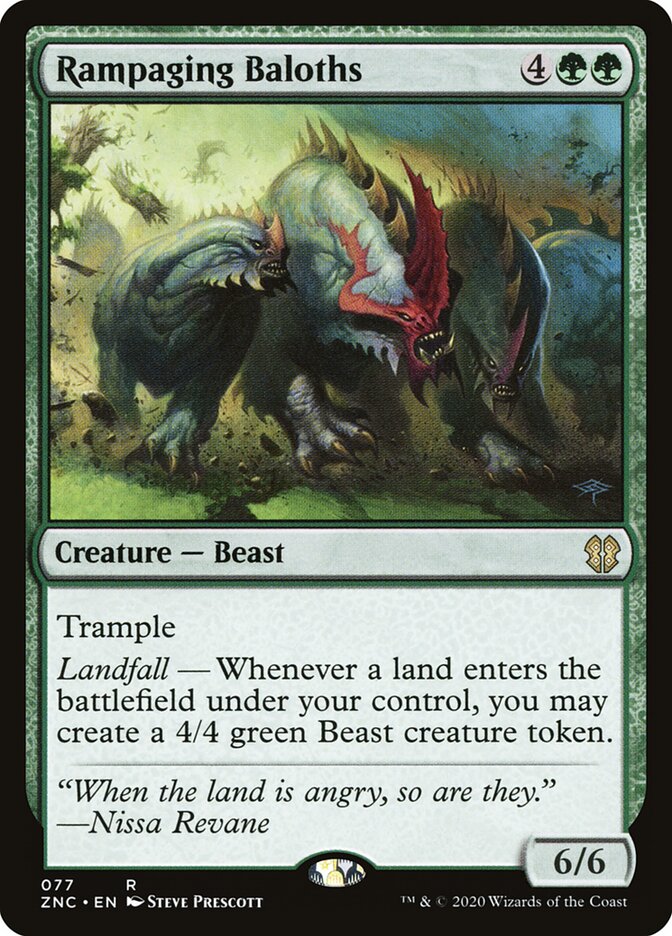Rampaging Baloths, Zendikar Rising Commander · 077