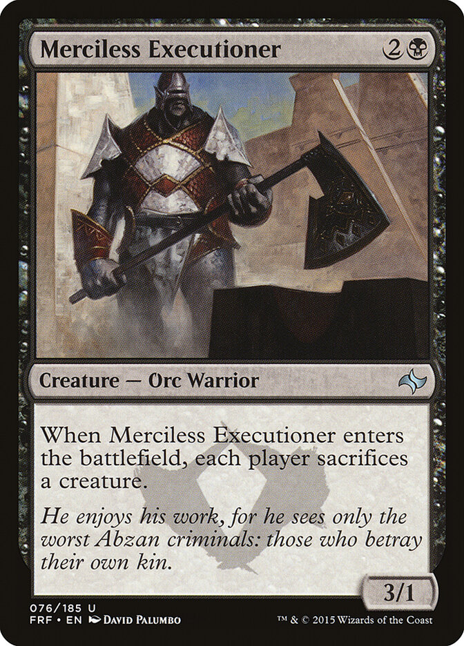 Merciless Executioner, Fate Reforged · 076/185