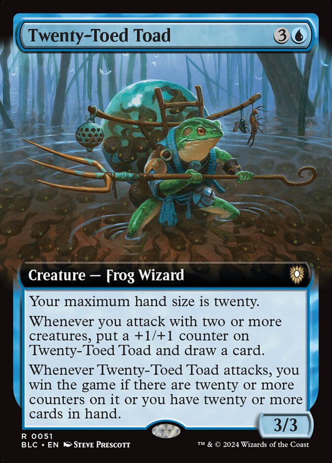 Twenty-Toed Toad, Bloomburrow Commander · 0051