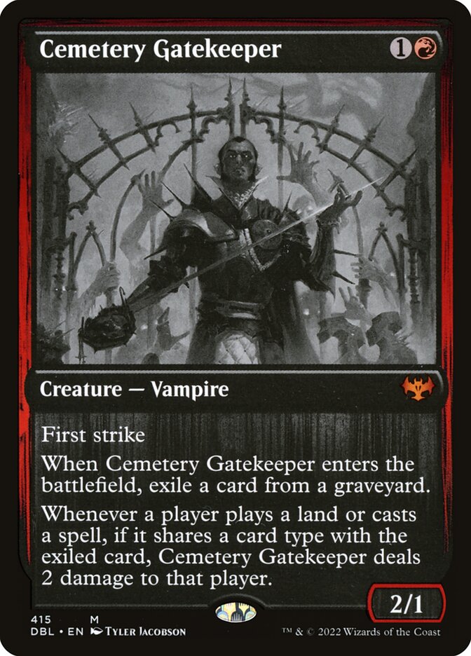 Cemetery Gatekeeper, Innistrad: Double Feature · 415/534