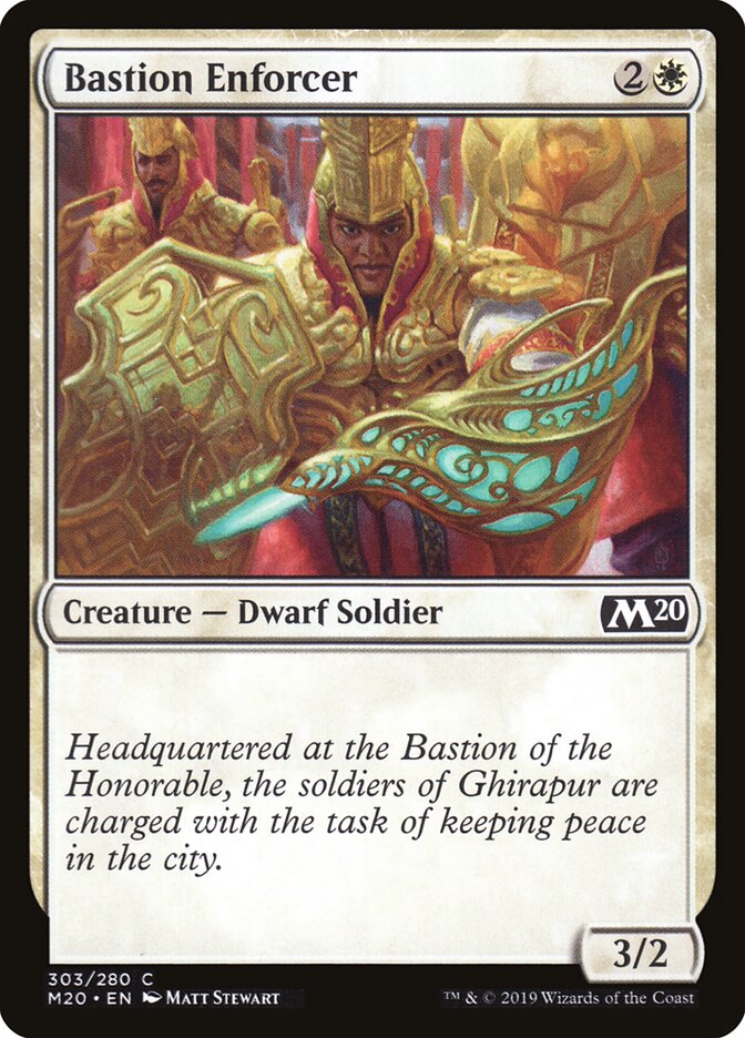 Bastion Enforcer, Core Set 2020 · 303