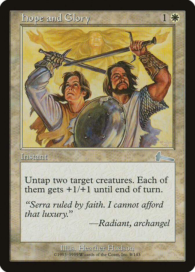 Hope and Glory, Urza's Legacy · 9/143
