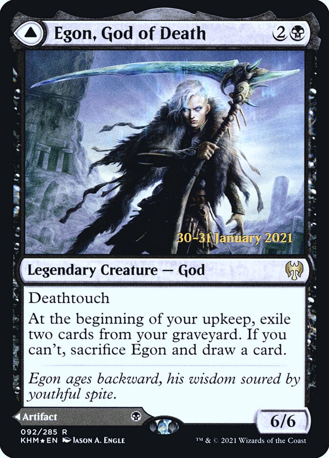 Egon, God of Death // Throne of Death, Kaldheim Promos · 092/285
