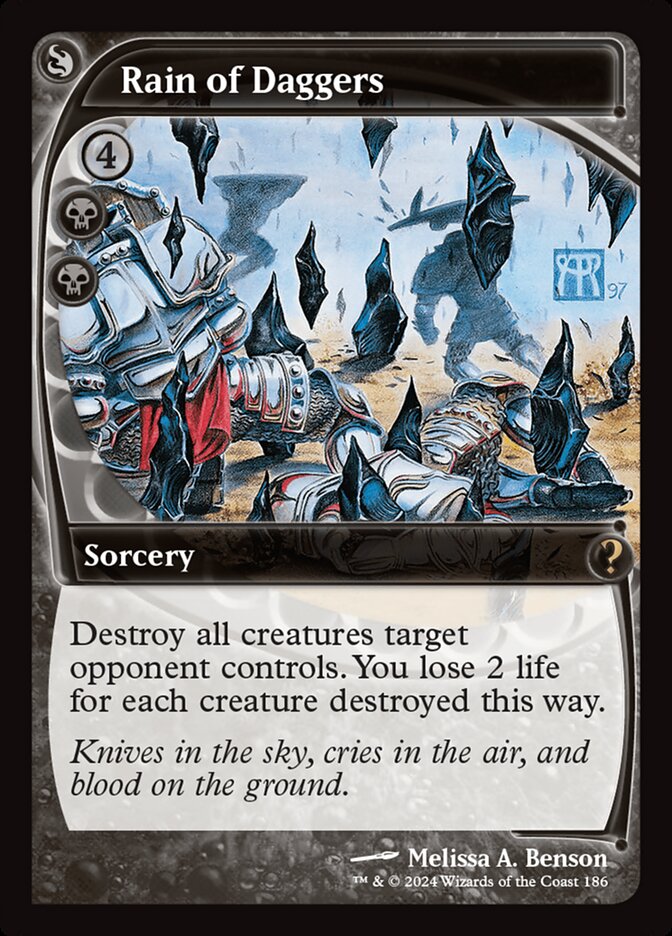 Rain of Daggers, Mystery Booster 2 · 0186