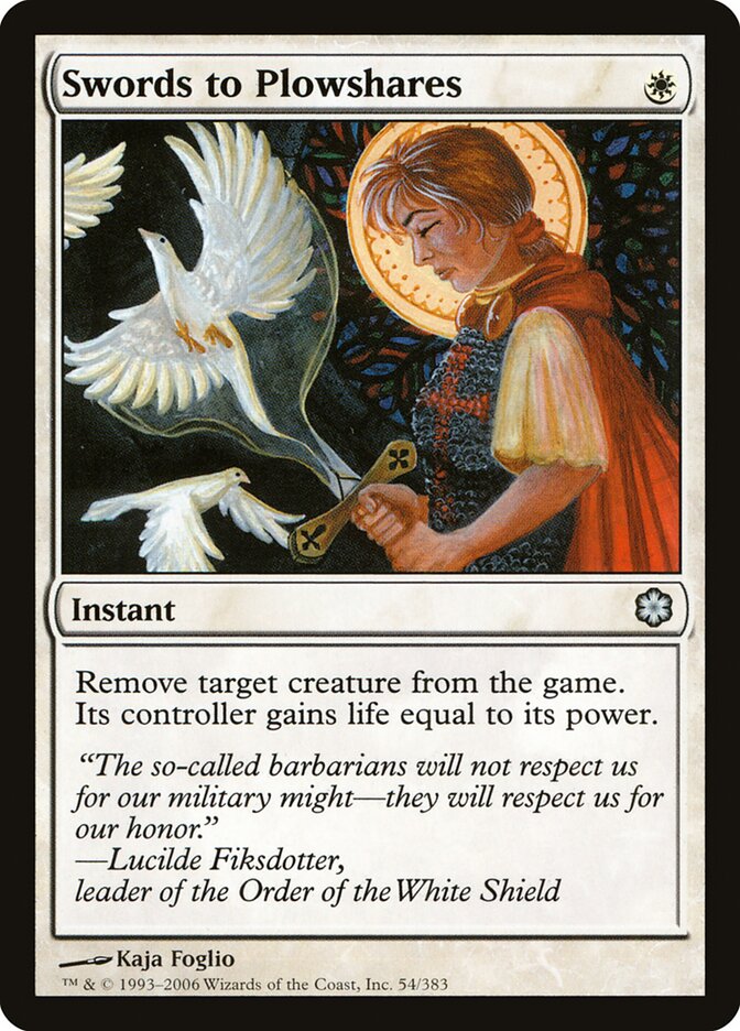 Swords to Plowshares, Coldsnap Theme Decks · 54/62