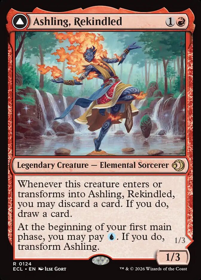 Ashling, Rekindled // Ashling, Rimebound, Lorwyn Eclipsed · 0124