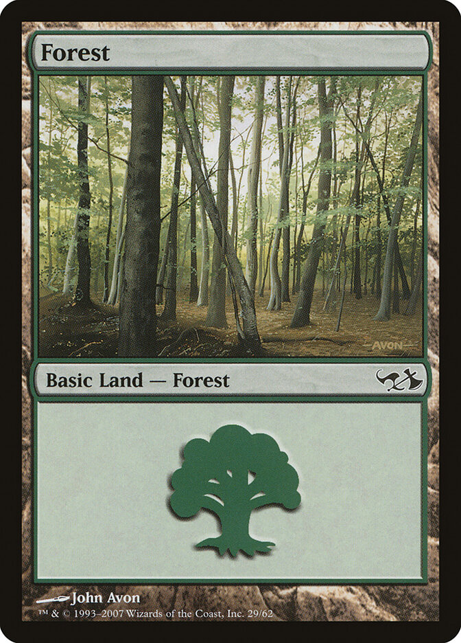 Forest, Duel Decks: Elves vs. Goblins · 29/62