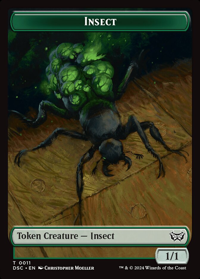 Insect, Duskmourn Commander Tokens · 0011