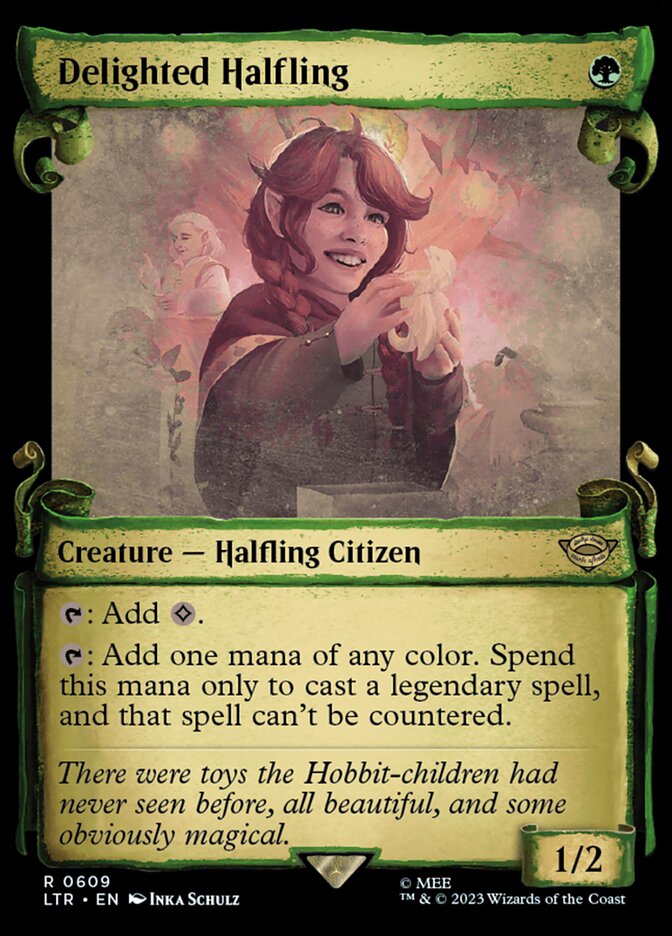 Delighted Halfling, The Lord of the Rings: Tales of Middle-earth · 0609