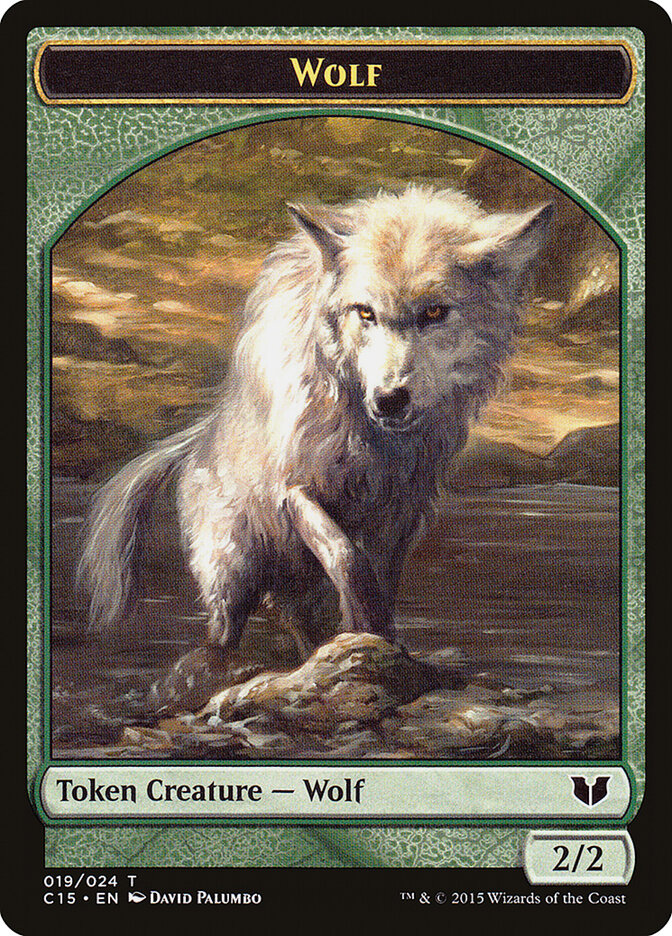 Wolf, Commander 2015 Tokens · 019