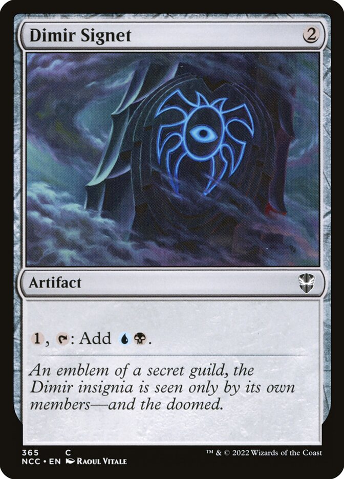 Dimir Signet, New Capenna Commander · 365