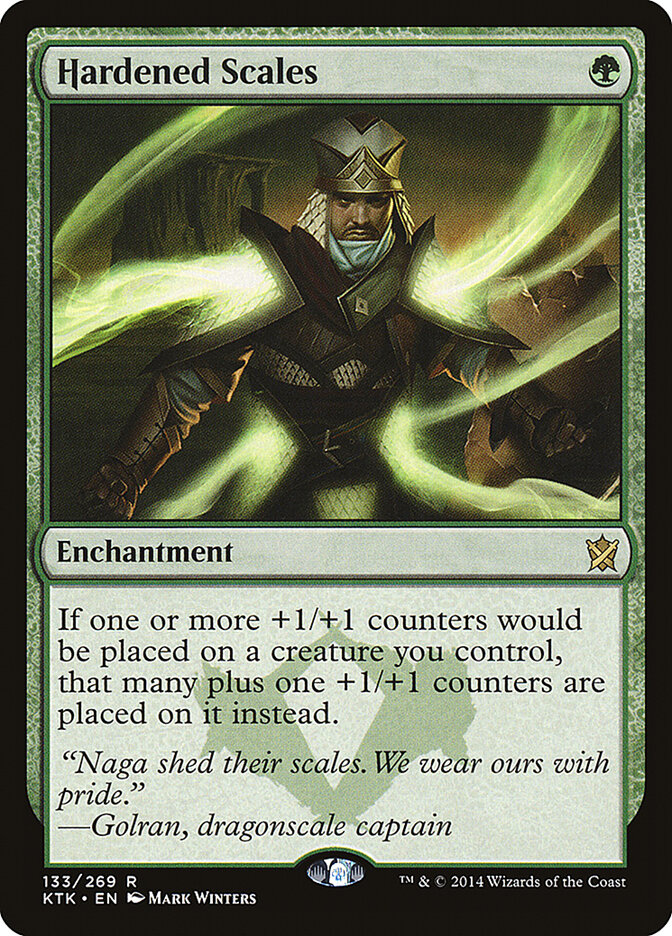 Hardened Scales, Khans of Tarkir · 133/269