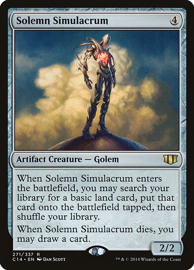 Solemn Simulacrum, Commander 2014 · 271/337