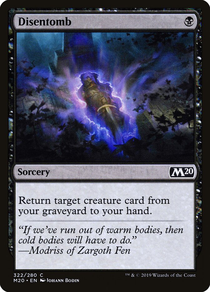 Disentomb, Core Set 2020 · 322