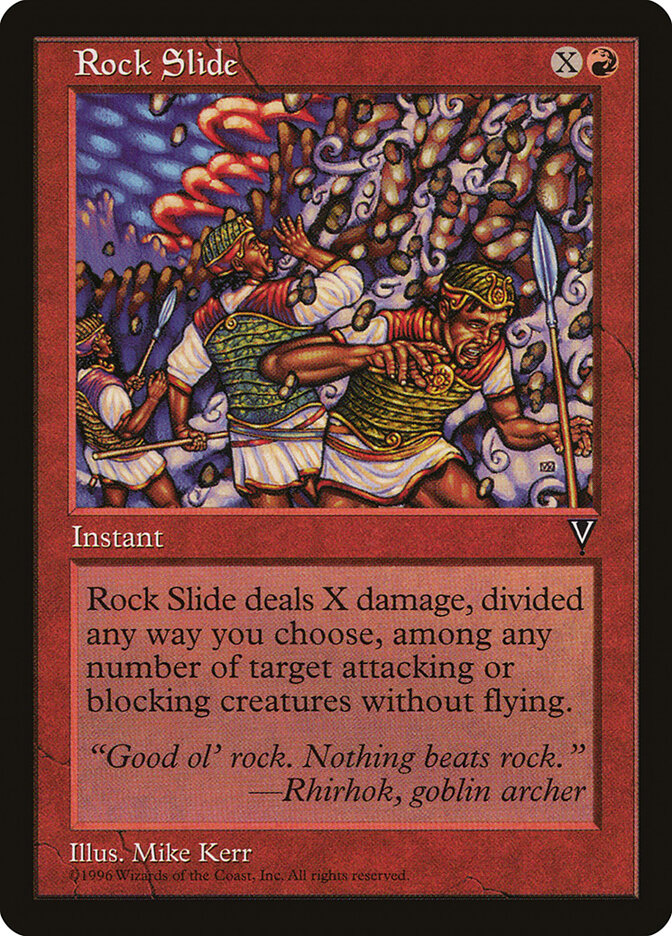 Rock Slide, Visions · 92
