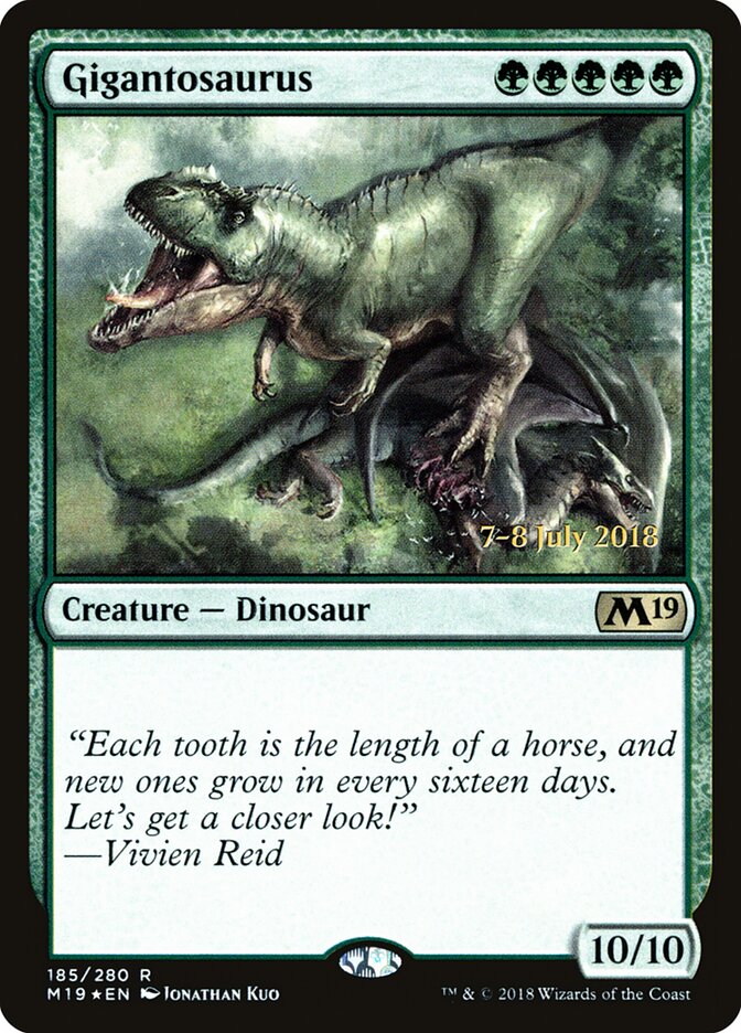 Gigantosaurus, Core Set 2019 Promos · 185/280