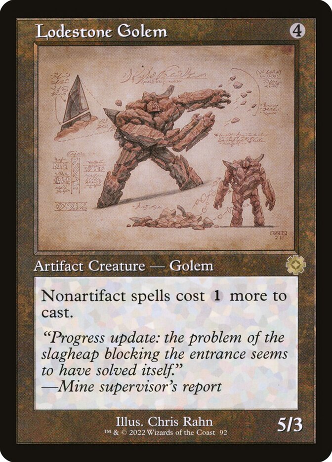 Lodestone Golem, The Brothers' War Retro Artifacts · 092