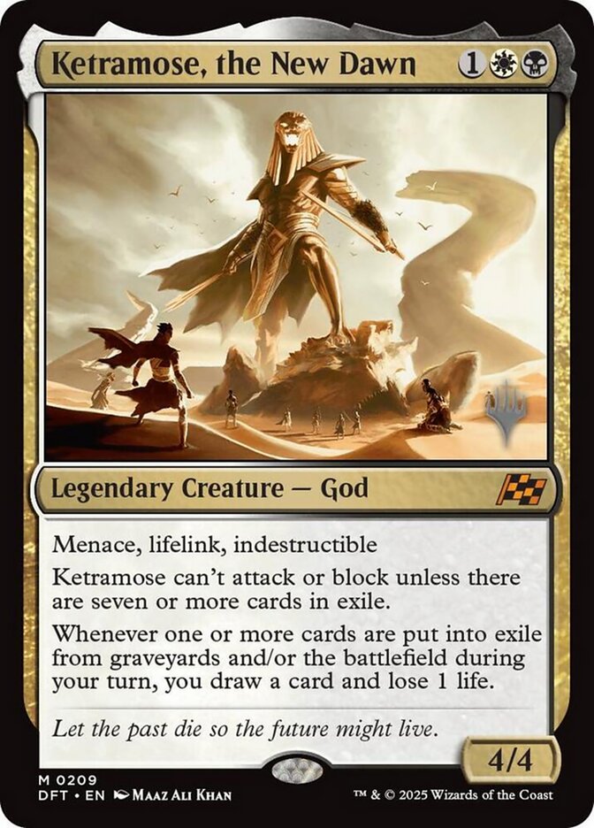 Ketramose, the New Dawn, Aetherdrift Promos · 0209