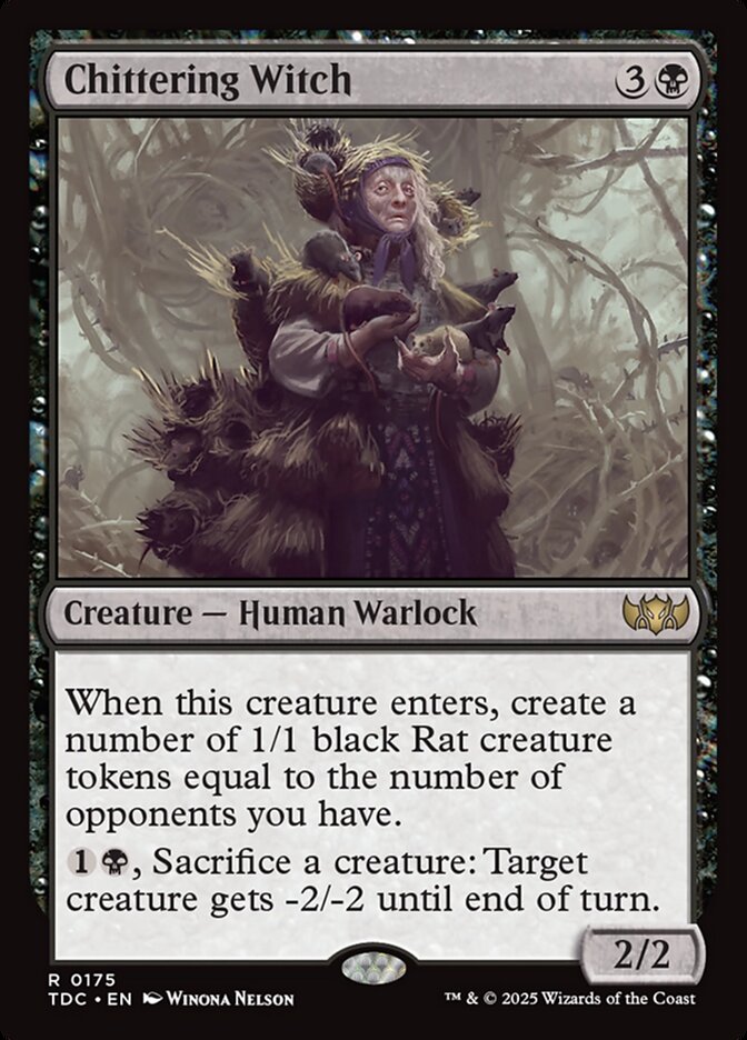 Chittering Witch, Tarkir: Dragonstorm Commander · 0175