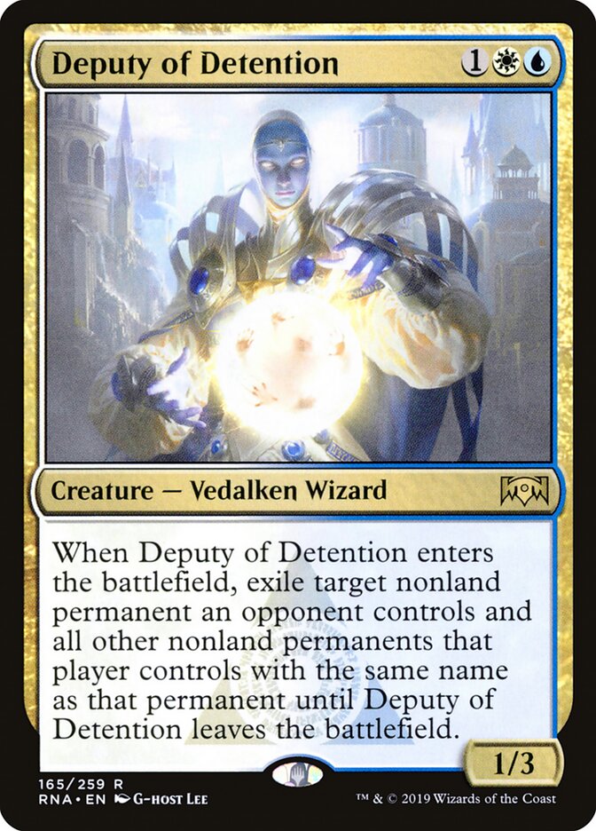 Deputy of Detention, Ravnica Allegiance · 165/259
