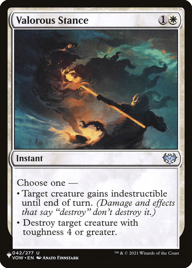 Valorous Stance, The List · vow-42