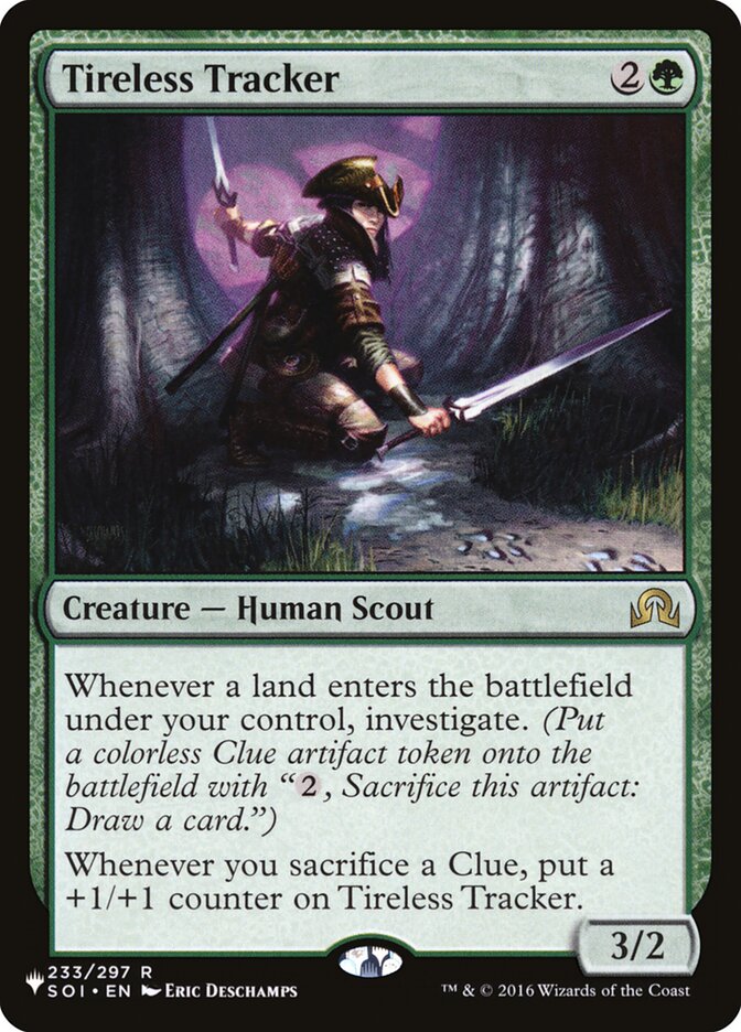 Tireless Tracker, The List · soi-233