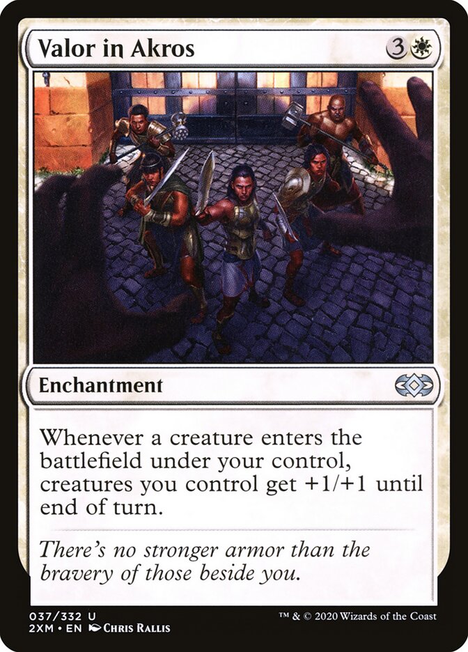 Valor in Akros, Double Masters · 037/332