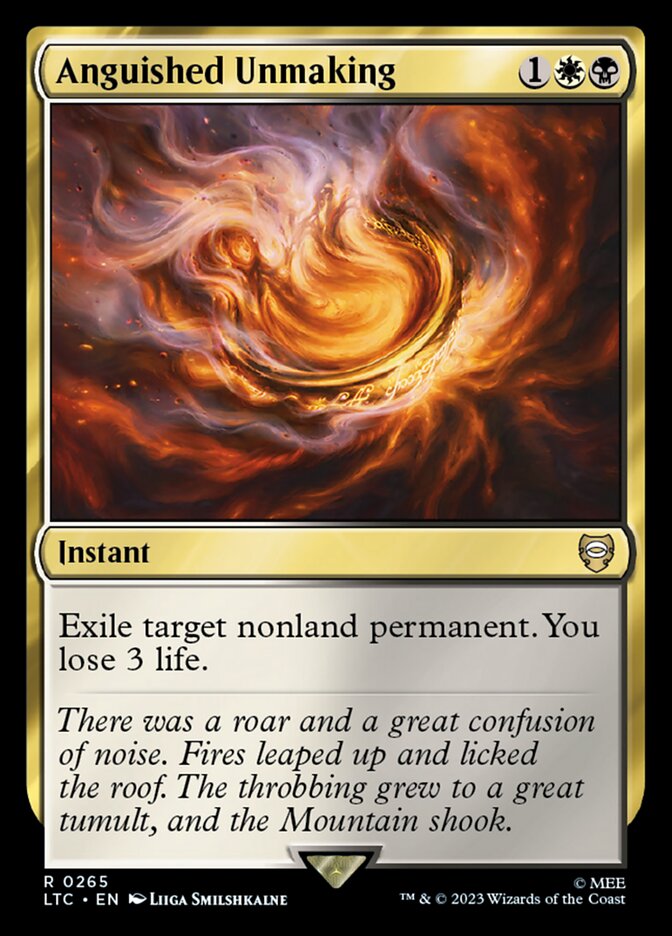Anguished Unmaking, Tales of Middle-earth Commander · 0265