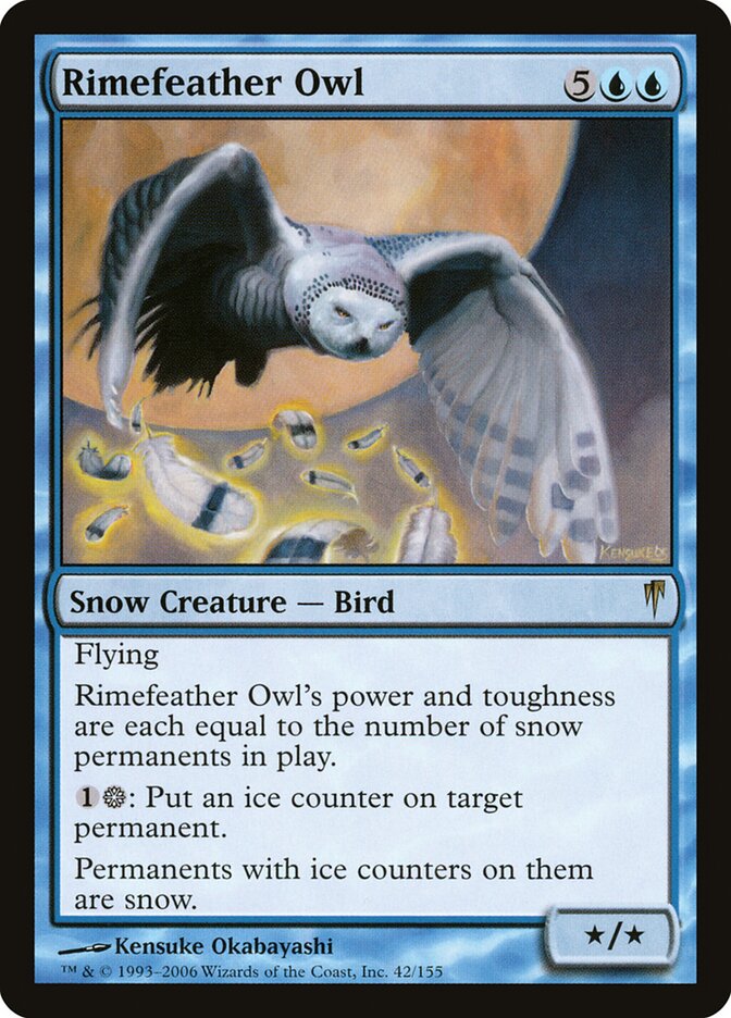 Rimefeather Owl, Coldsnap · 42/155